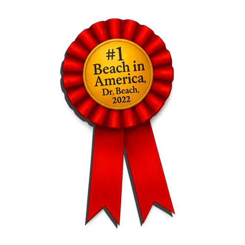#1 Beach in America, Dr. Beach, 2022